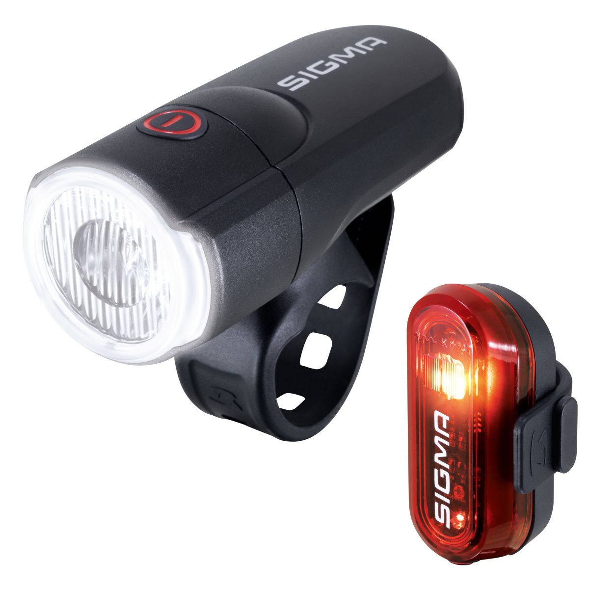 SIGMA Light set AURA 30 Set Black/ red