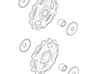 Rulltrissa för RD-M410 Alivio/Acera 1 par
