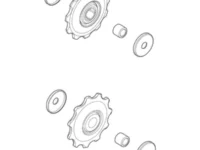 Rulltrissa för RD-M663-SGS 11T, 9/10-vxl, 1 par